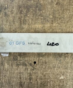 Alternative view of 50 x 5 x 420mm Gauge Plate Off Cut